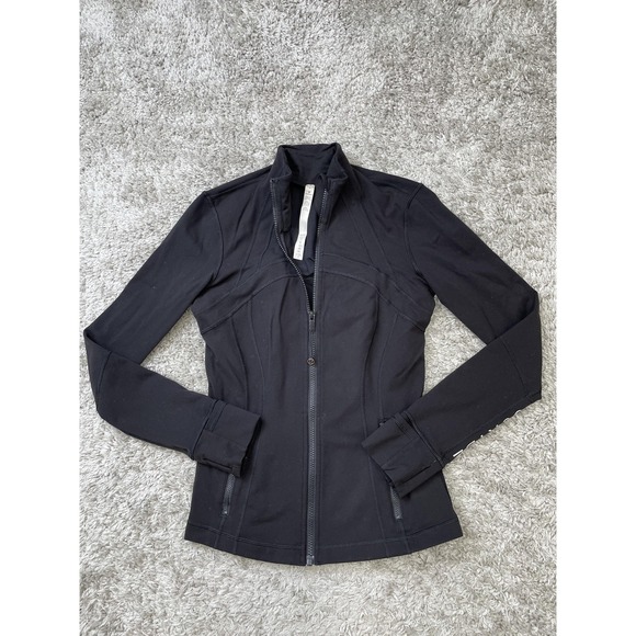 Lululemon Define Jacket Women's Size 6 Black Full Zip Vented W4AWLS - Picture 1 of 10